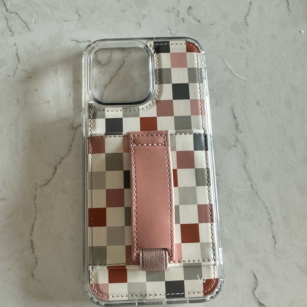 Walli case iPhone 14 pro max  Coastal Check
